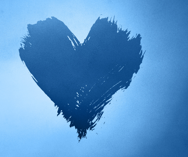 blue heart